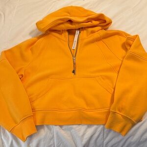 Lululemon Athletica Mango dream Cropped scuba hoodie Size M/L
